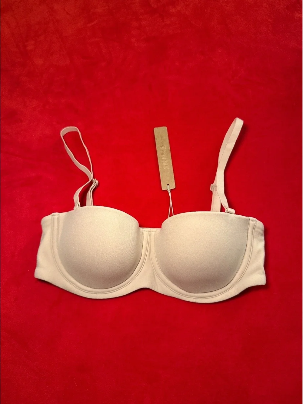 Skims Fits Everybody Strapless Bra Color Mica Size 32A